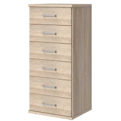 Outlet Säulenkommode in Eiche Sägerau Dekor - Citerna Kommoden