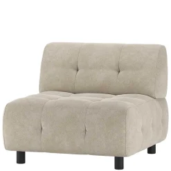 Systemsofa Einsitzer Element in Hellgrau - Beno Sofas