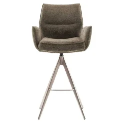 Sale Taschenfederkern-Barstühle mit Armlehnen - Swanda (2er Set) Hocker