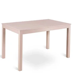 Hot Taupefarbener Esstisch mit 2 Einlegeplatten Bino aus Holz teilmassiv Tische