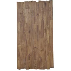 Outlet Teak Altholztisch mit Designgestell - Wemdi Tische