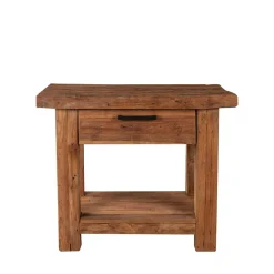 New Teak Telefontisch Ragista aus Recyclingholz massiv Tische