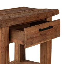 New Teak Telefontisch Ragista aus Recyclingholz massiv Tische