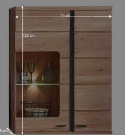 Online Teilmassive Wohnwand Set - Mattadore (vierteilig) Wohnwände