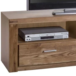 Sale Teilmassive Wohnzimmermöbel aus Wildeiche - Maila (vierteilig) Wohnwände