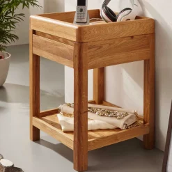 Online Telefonkonsole aus Wildeiche Massivholz - Uvinessa Tische