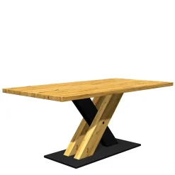 Best Tisch auf Säulengestell im X-Design - Chancy Tische