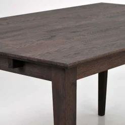 Clearance Tisch aus Eiche Massivholz in Dunkelbraun - Lomarios Tische