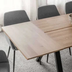 Outlet Tisch in Eiche und Schwarz - Fadrina Tische