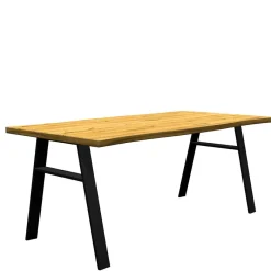 Tisch mit Naturkante Eichenholz Platte - Basilius Tische