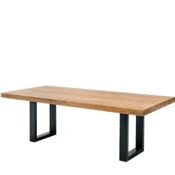 New Topp Esstisch mit Platte Wildeiche geölt - Vastillo Tische