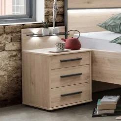 Best Topp Nachtkommode mit LED - Licruva I Kommoden