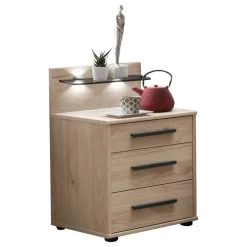 Best Topp Nachtkommode mit LED - Licruva I Kommoden