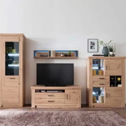 Outlet Topp Wohnzimmer Schränke Kombi - Wykina (vierteilig) Wohnwände