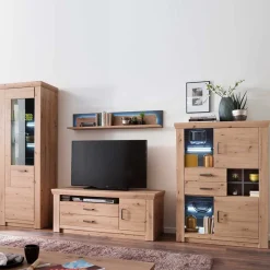 Outlet Topp Wohnzimmer Schränke Kombi - Wykina (vierteilig) Wohnwände