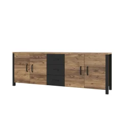Sale 4-türige Anrichte mit drei Schubladen - Simeona Sideboards