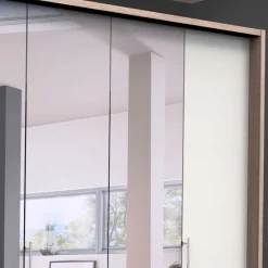 Best 3-türiger Falttüren-Kleiderschrank 300 cm - Vaclyn Kleiderschränke|Schränke