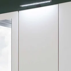 Sale 6-türiger Kleiderschrank in Weiß mit Spiegel - Furcia Kleiderschränke