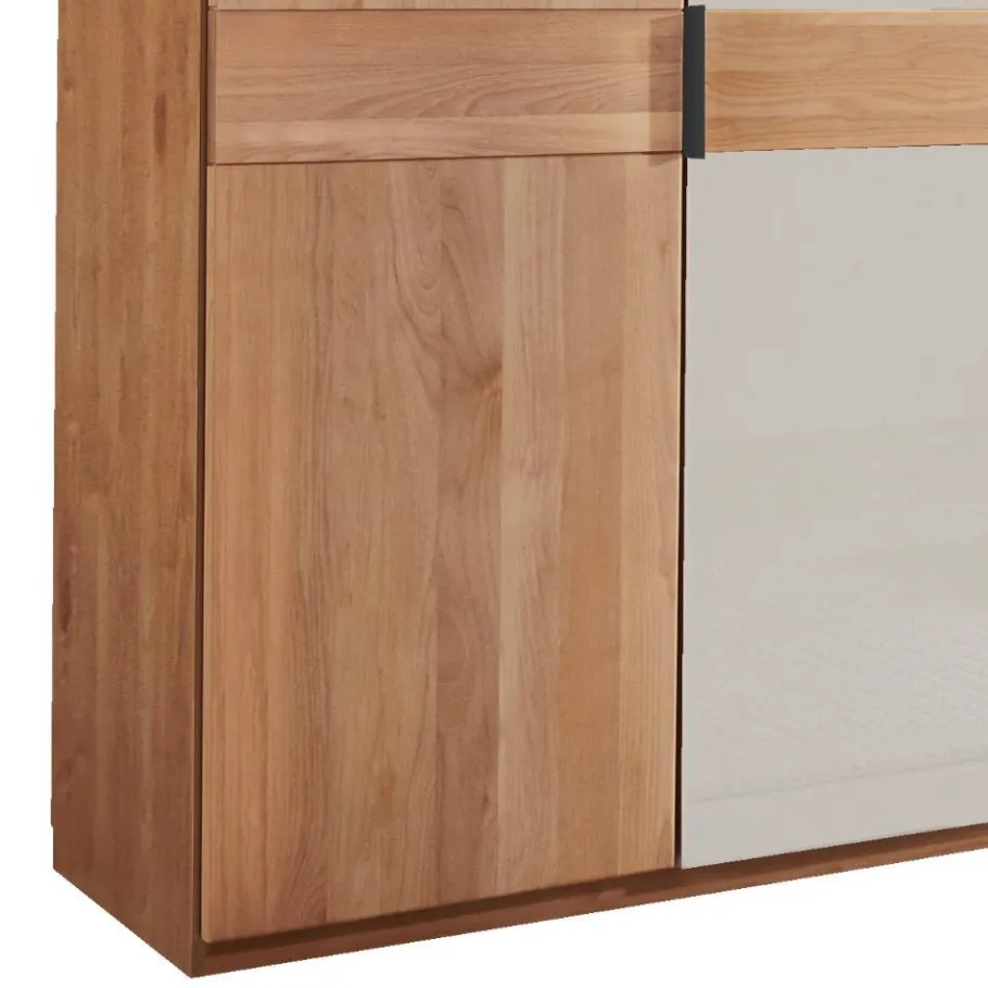 Best 5-türiger Kleiderschrank in Erle teilmassiv - Dilacco Kleiderschränke