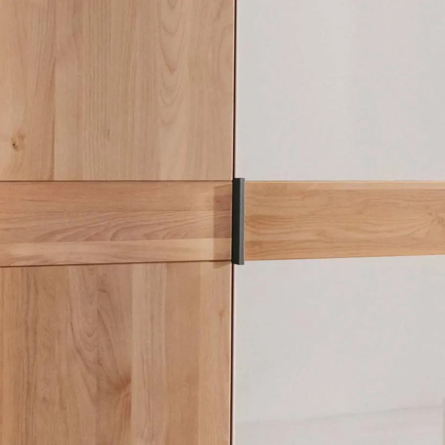 Best 5-türiger Kleiderschrank in Erle teilmassiv - Dilacco Kleiderschränke