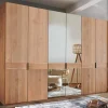 6-türiger Kleiderschrank in Erle teilmassiv - Murray Kleiderschränke