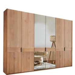 6-türiger Kleiderschrank in Erle teilmassiv - Murray Kleiderschränke