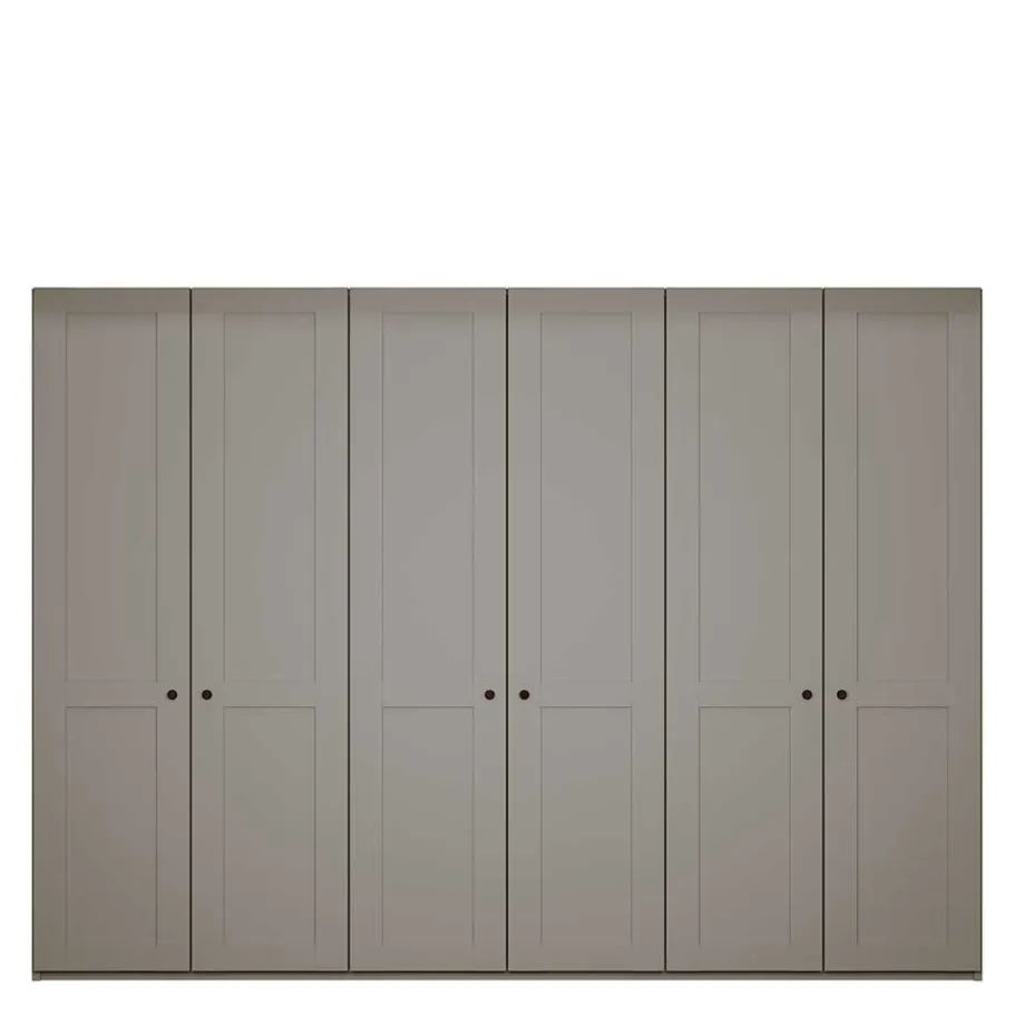 Sale 6-türiger Kleiderschrank in Hellgrau - Ridonna Kleiderschränke