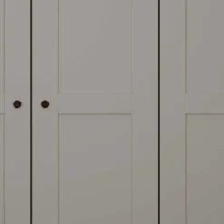 Sale 6-türiger Kleiderschrank in Hellgrau - Ridonna Kleiderschränke