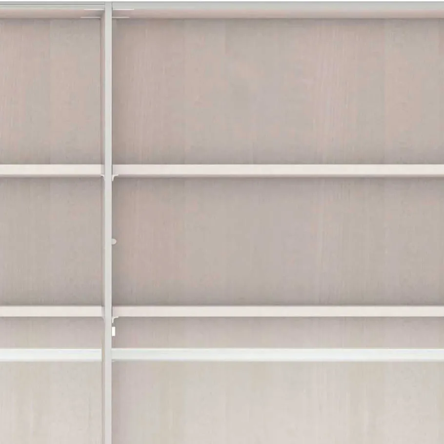 Sale 6-türiger Kleiderschrank in Hellgrau - Ridonna Kleiderschränke