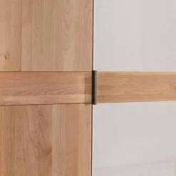 Sale 7-türiger Kleiderschrank in Weiß Glas - Dilacco Kleiderschränke|Schränke