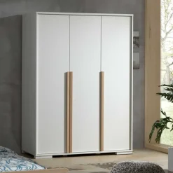 Sale 3-türiger Kleiderschrank in Weiß - Eldrus Kleiderschränke|Schränke