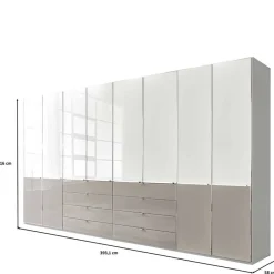 8-türiger Kleiderschrank mit acht Schubladen - Pascan Kleiderschränke|Schränke