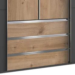 4-türiger Kleiderschrank mit Dreh- & Schiebetüren - Bafata Kleiderschränke|Schränke