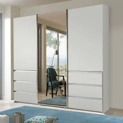 Best 3-türiger Kleiderschrank mit Spiegel - Altagracia Kleiderschränke