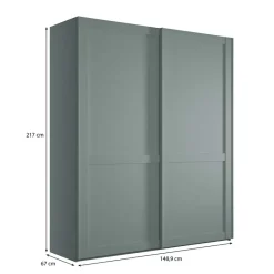 Best 2-türiger Kleiderschrank mit Schwebetüren - modern - Rajavo Schränke|Kleiderschränke