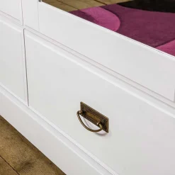 Best 4-türiger Landhausschrank in Weiß - Presto Kleiderschränke|Schränke