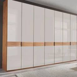 Sale 7-türiger Schlafzimmer-Kleiderschrank teilmassiv - Dilacco Kleiderschränke
