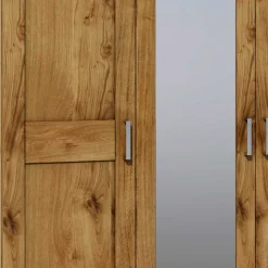 3-türiger Schlafzimmer-Schrank mit Spiegel - Rirua Kleiderschränke|Schränke