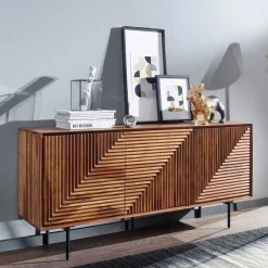 Best 3-türiges Designer Sideboard aus Massivholz - Madrino Sideboards