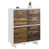 Sale 4-türiges Highboard im Scandi Chic - Chihu Highboards