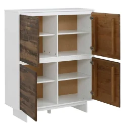 Sale 4-türiges Highboard im Scandi Chic - Chihu Highboards