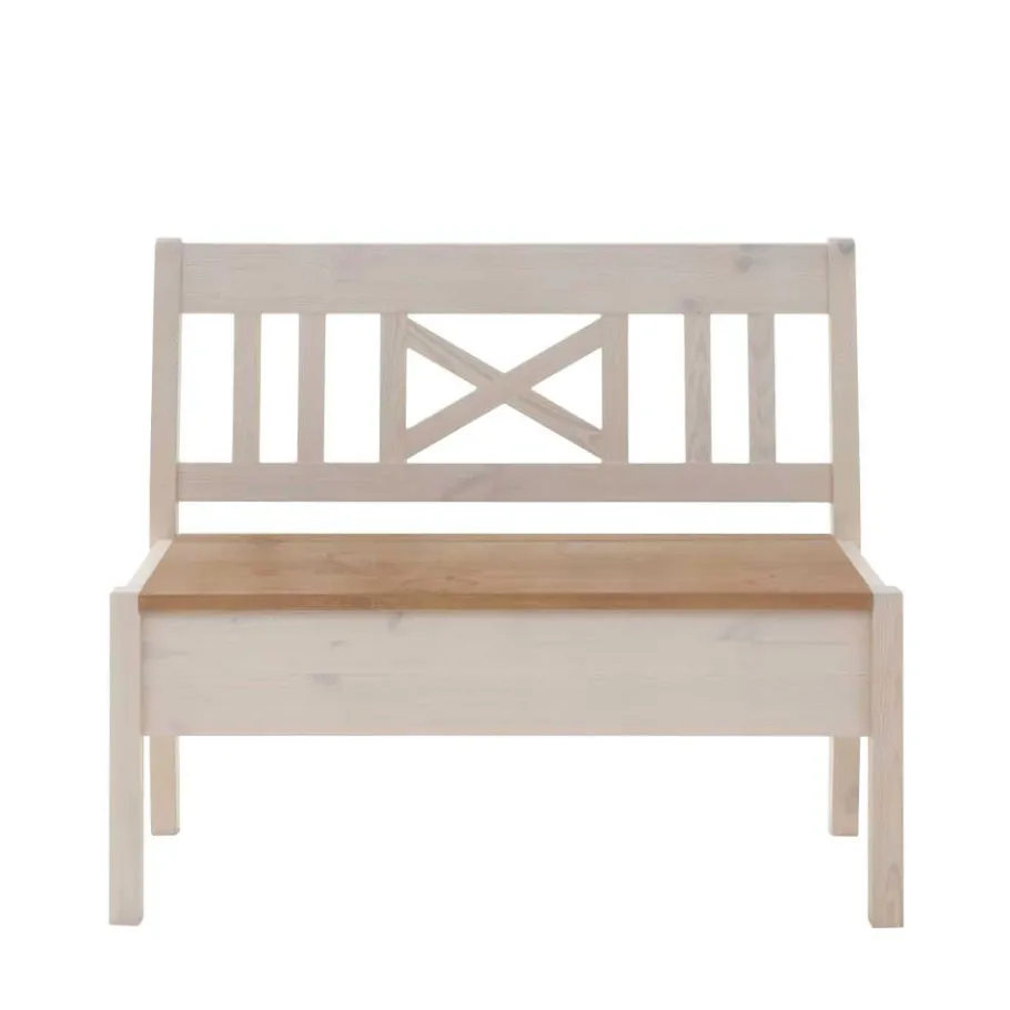 Truhenbank Lugon im Landhausstil Sitzbank