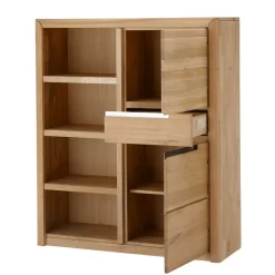 TV Anbauwand Croconia aus Wildeiche Massivholz (vierteilig) Wohnwände