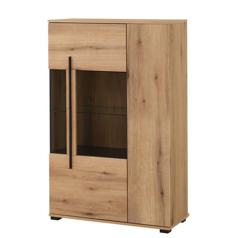 Best TV Anbauwand in Eiche - Brocus (vierteilig) Wohnwände