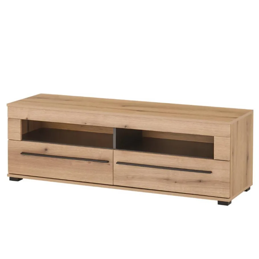 Best TV Anbauwand in Eiche - Brocus (vierteilig) Wohnwände