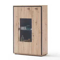 Sale TV Anbauwand in Eicheoptik - Nikdus (vierteilig) Wohnwände