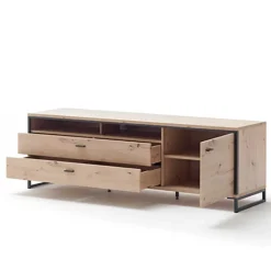 Sale TV Anbauwand in Eicheoptik - Nikdus (vierteilig) Wohnwände