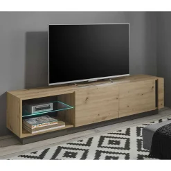 Clearance TV Anbauwand Kombi Set - Lairian (vierteilig) Wohnwände