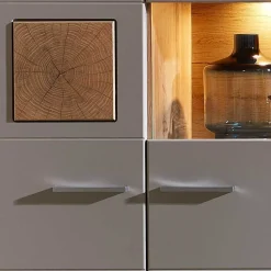 Sale TV Anbauwand Möbel mit LED Licht - Fraguca (fünfteilig) Wohnwände