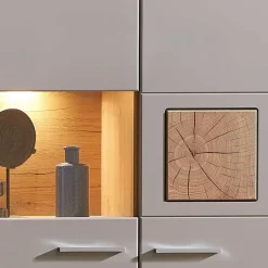 Sale TV Anbauwand Möbel mit LED Licht - Fraguca (fünfteilig) Wohnwände